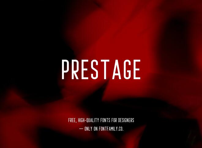 Prestage Font