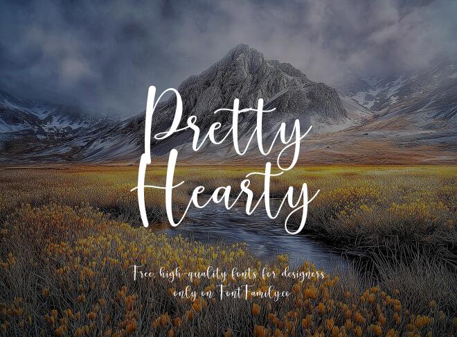 Pretty Hearty Font