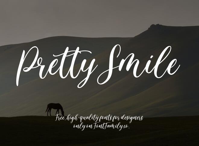 Pretty Smile Font