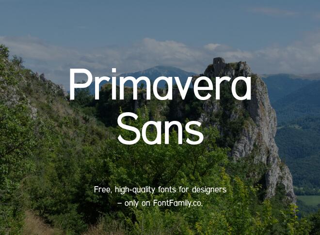 Primavera Sans Font