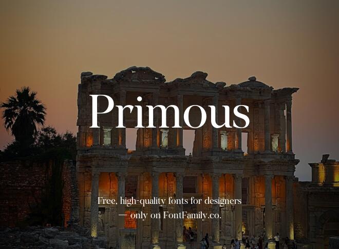 Primous Font
