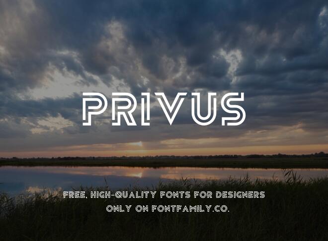 Privus Font