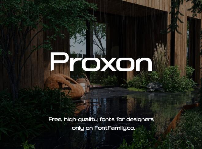 Proxon Font