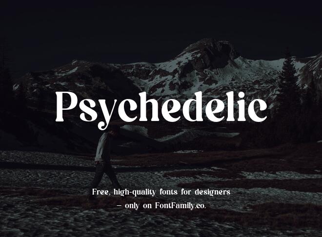 Psychedelic Font