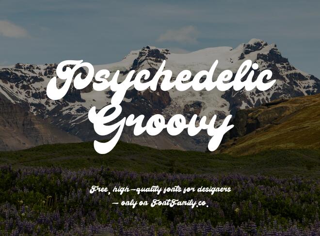 Psychedelic Groovy Font