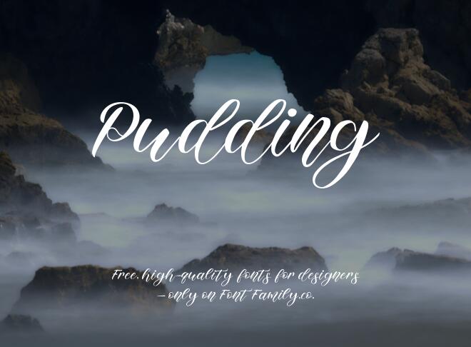 Pudding Font