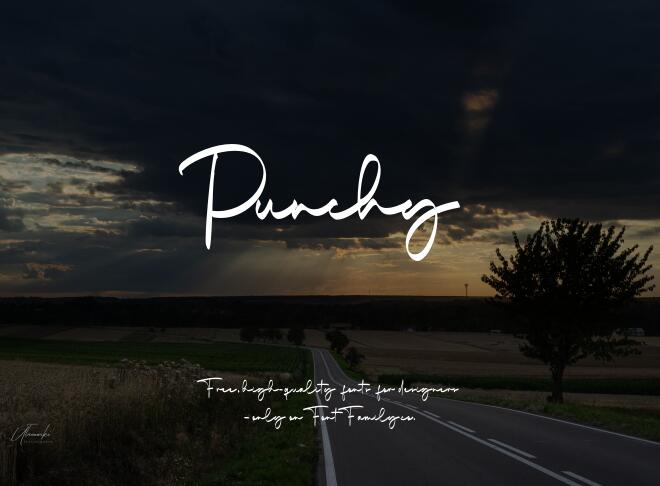 Punchy Font
