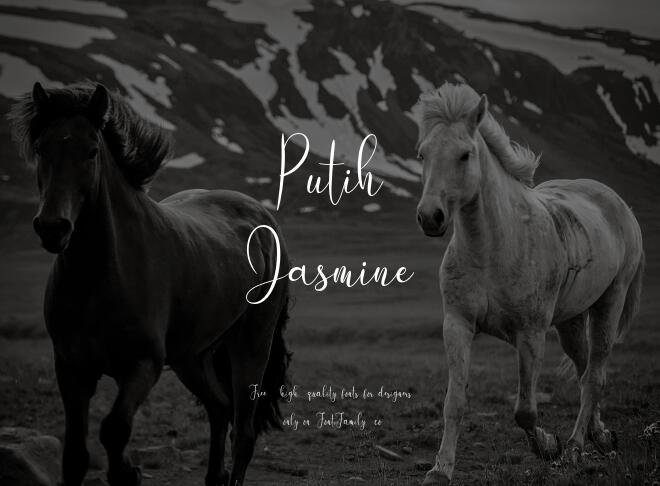Putih Jasmine Font