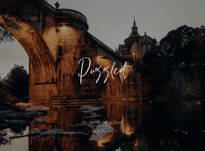 Puzzled Font