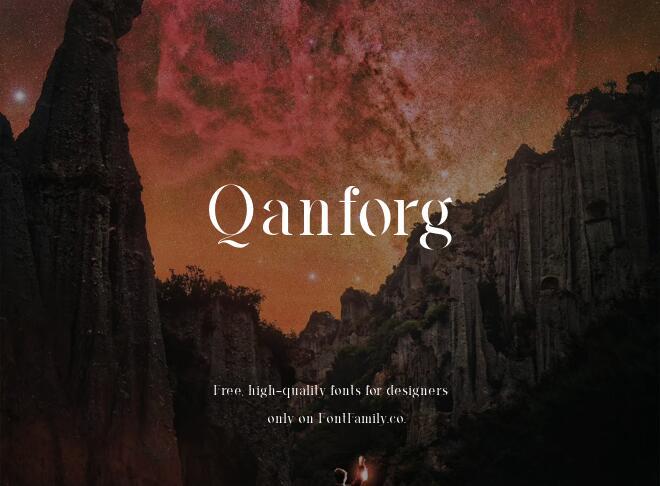 Qanforg Font