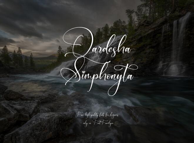 Qardesha Simphonyta Font