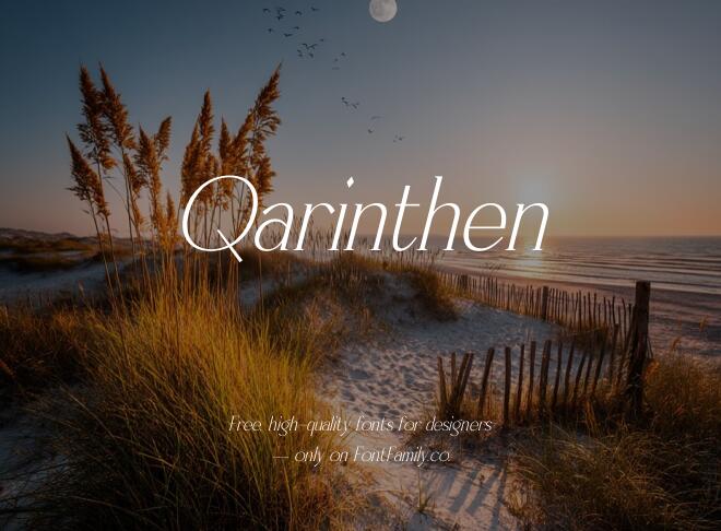 Qarinthen Font