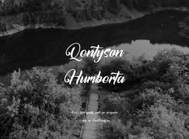 Qentyson Humberta Font