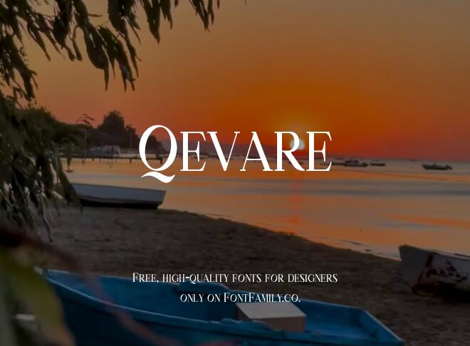 Qevare Font