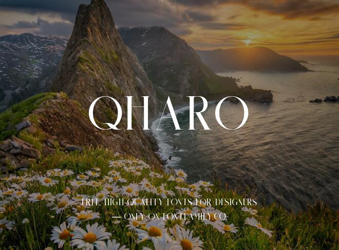 Qharo Font