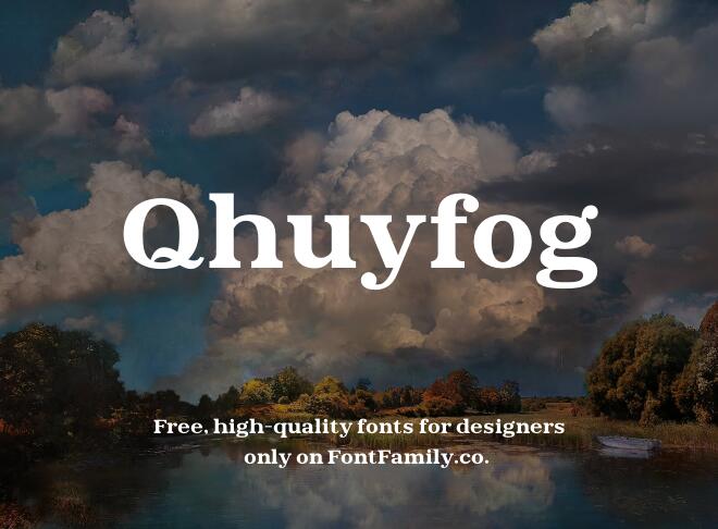Qhuyfog Font