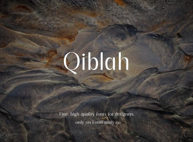 Qiblah Font