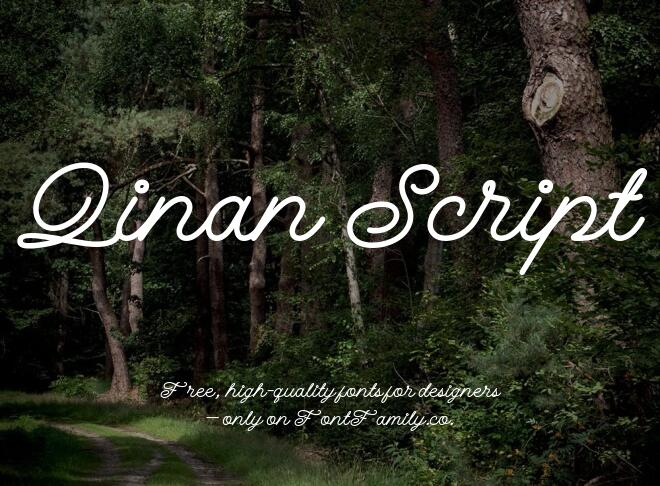 Qinan Script Font