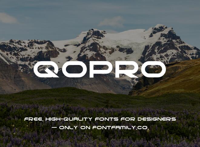Qopro Font