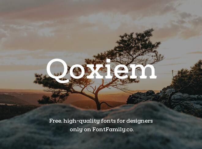 Qoxiem Font