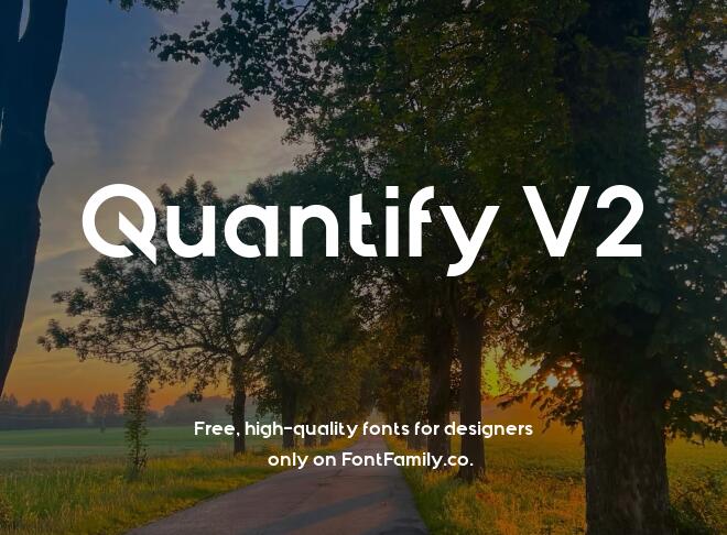 Quantify V2 Font