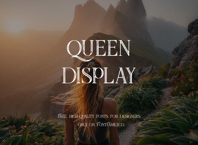 Queen Display Font