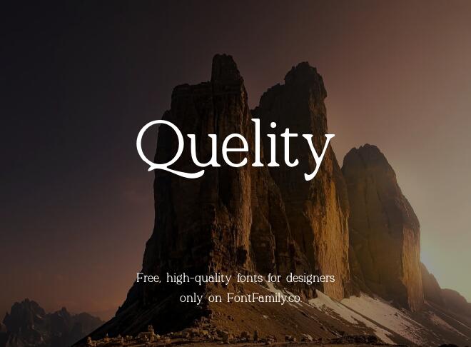 Quelity Font