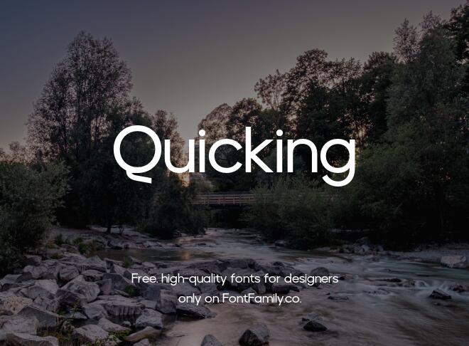 Quicking Font