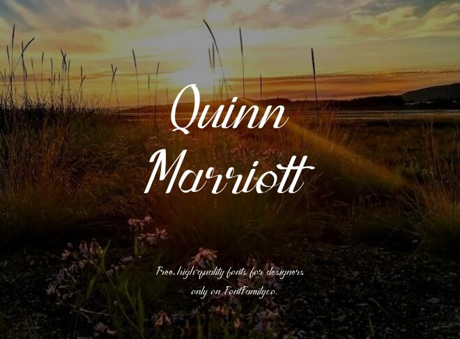 Quinn Marriott Font