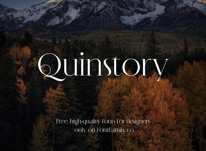 Quinstory Font