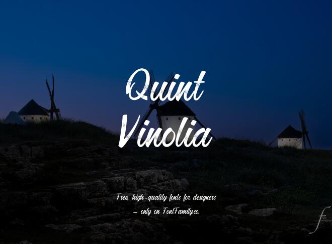 Quint Vinolia Font