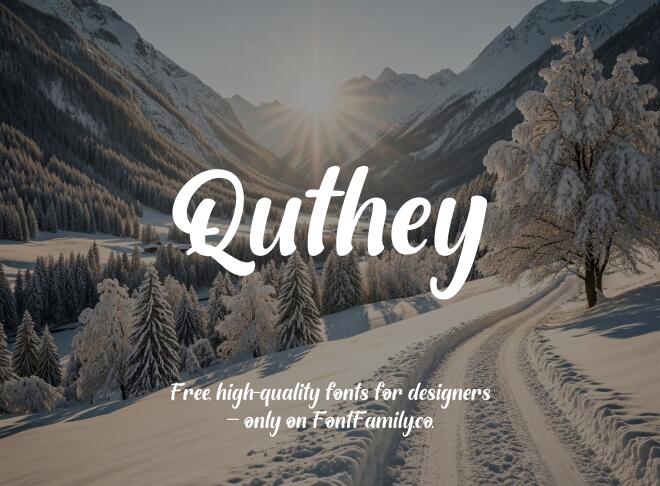 Quthey Font