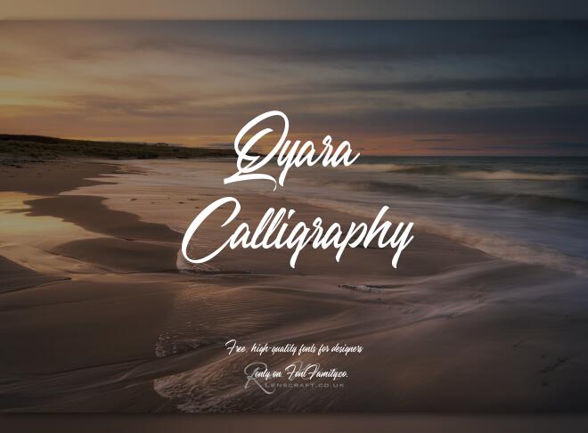 Qyara Calligraphy Font