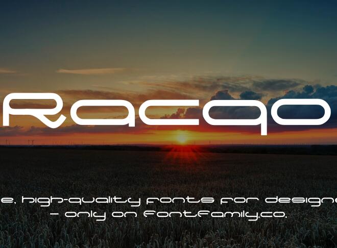 Racqo Font