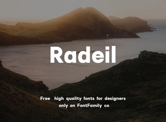 Radeil Font