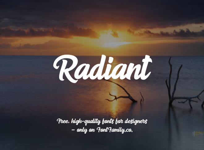 Radiant Font