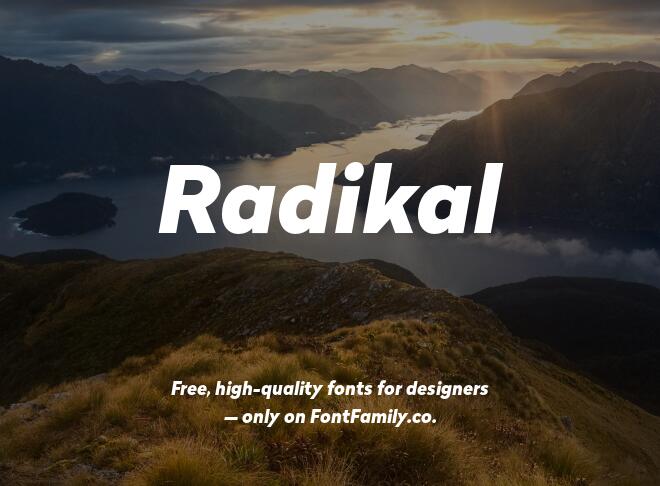 Radikal Font