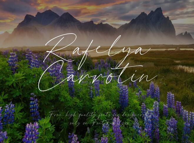 Rafelya Carrotin Font