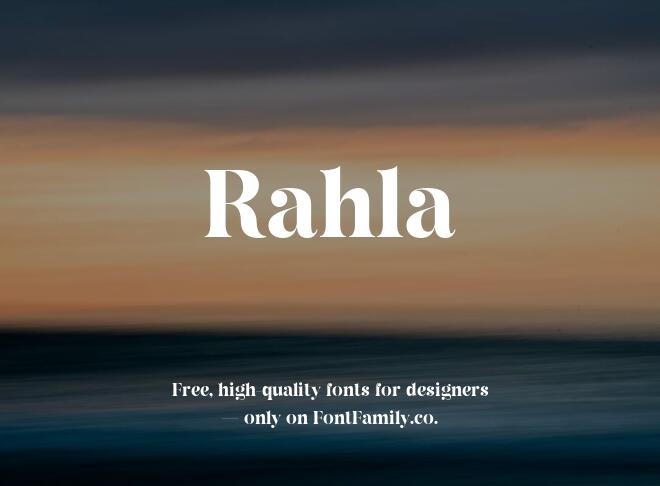 Rahla Font
