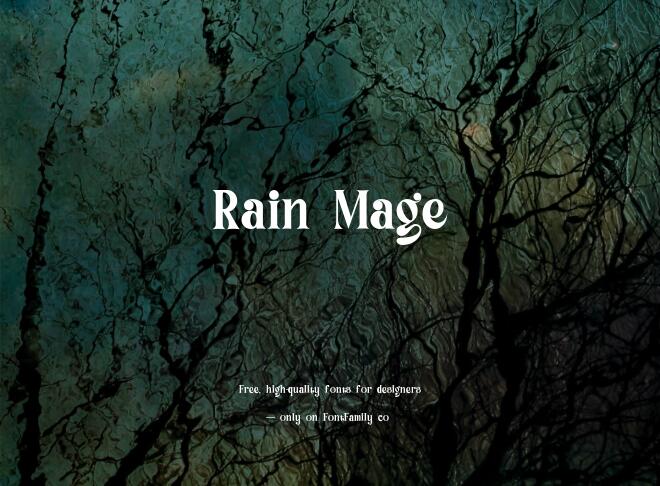 Rain Mage Font