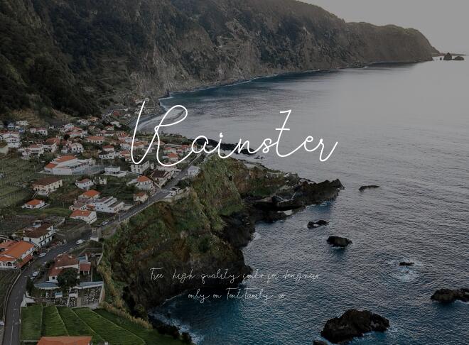 Rainster Font