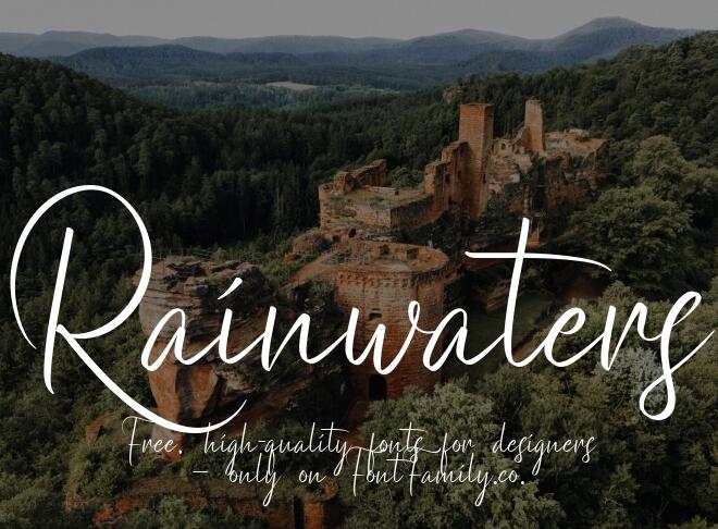 Rainwaters Font