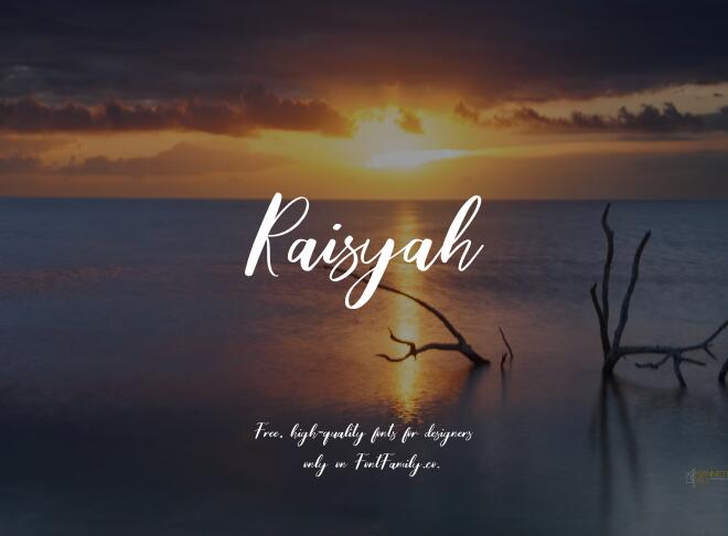 Raisyah Font