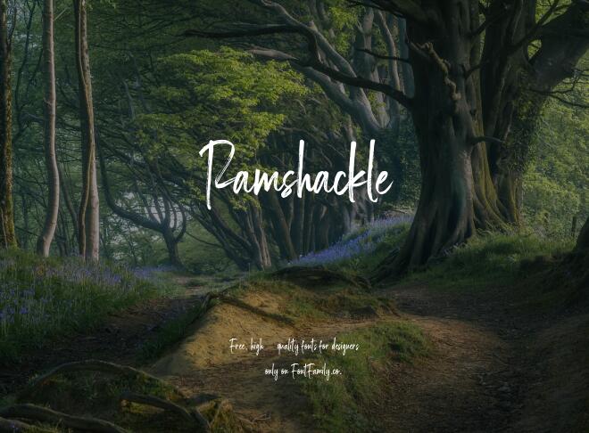 Ramshackle Font