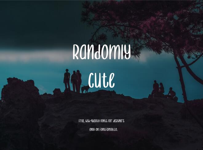 Randomly Cute Font