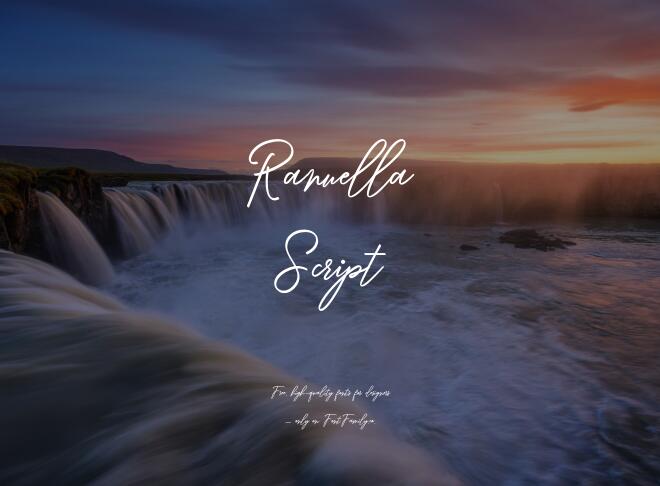 Ranuella Script Font