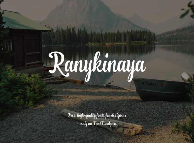 Ranykinaya Font