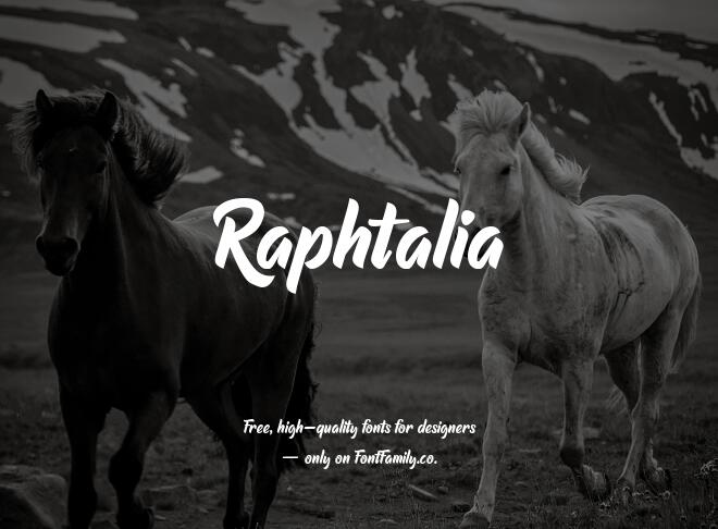 Raphtalia Font