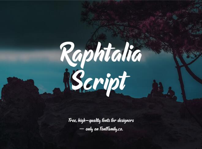 Raphtalia Script Font