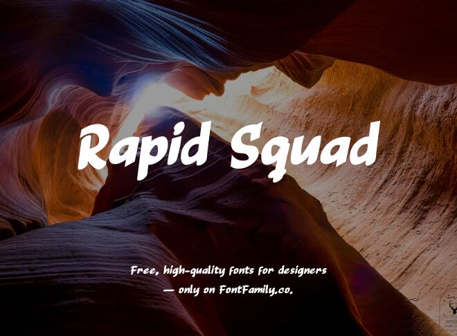 Rapid Squad Font